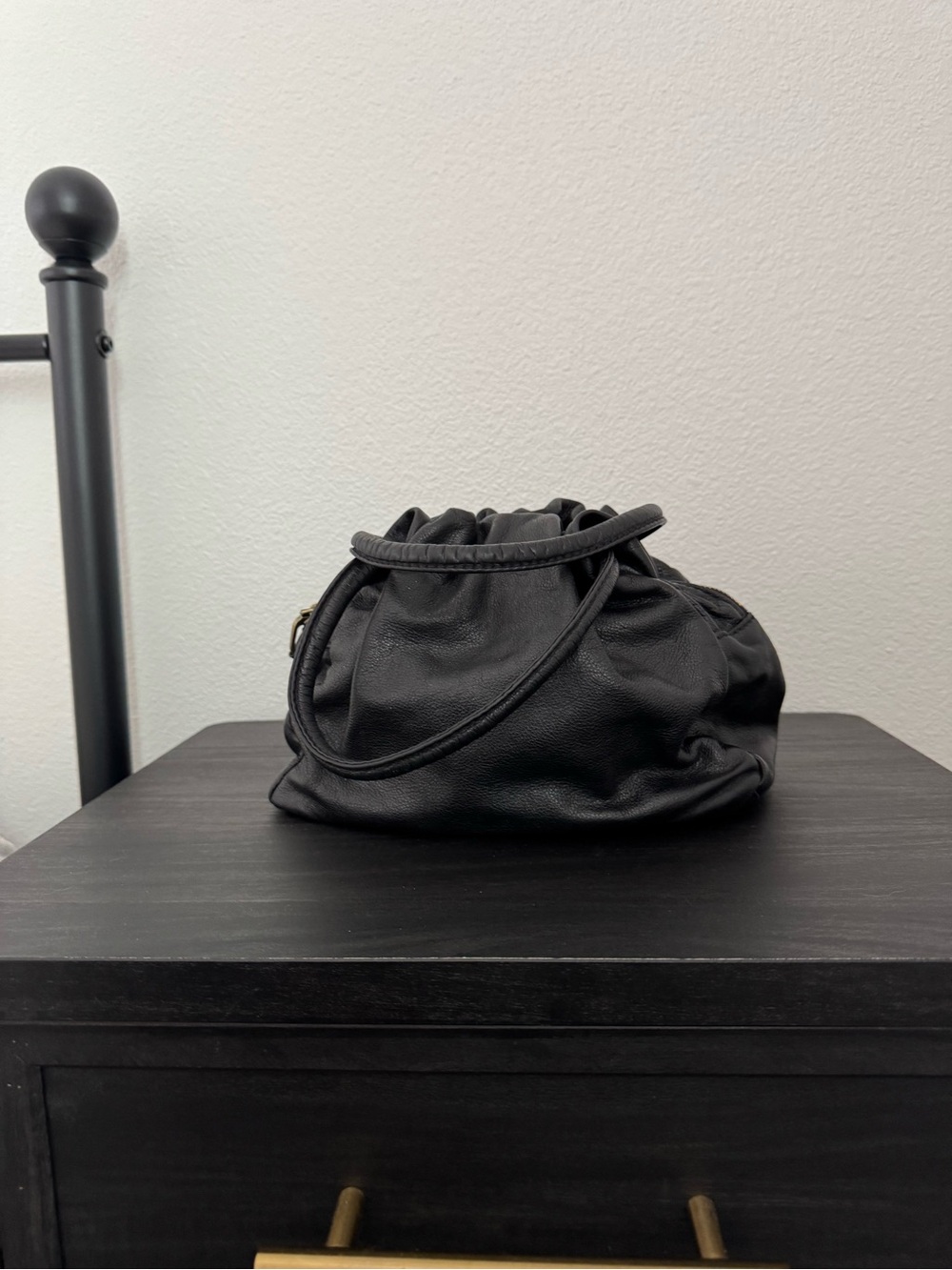 HOBO Black Leather Bag